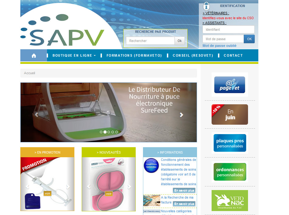 Site web : SAPV